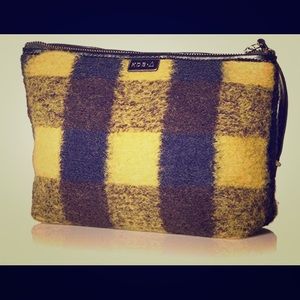 Kelsi Dagger plaid clutch